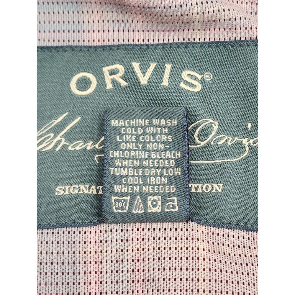 Vintage Orvis Signature Series Jacket Mens M Soft Faux Suede Lined Burnt… - Picture 15 of 15
